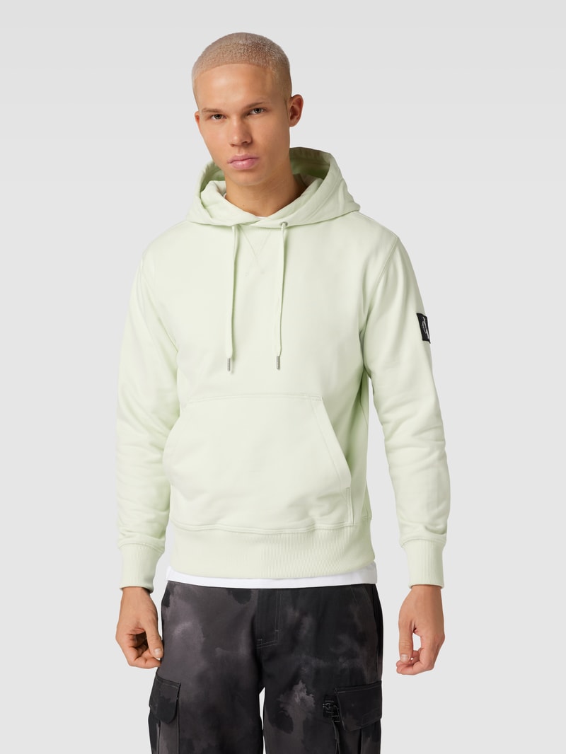 Hoodie mit Badge in mint