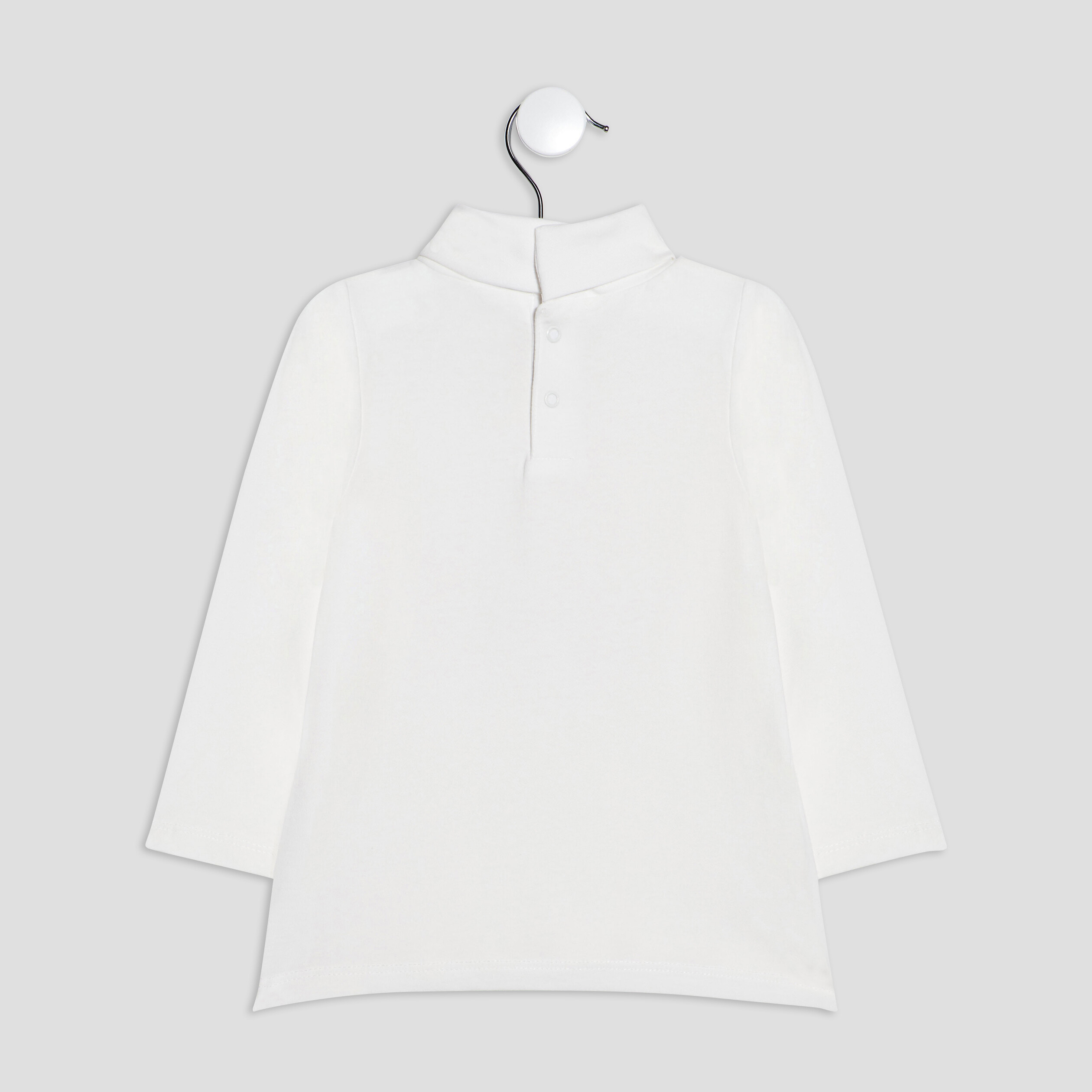 T-shirt manches longues ivoire bébé fille | La Halle
