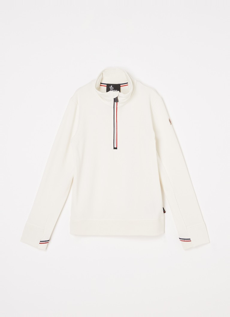 Tricou Moncler Polar cu mânecă lungă și fermoar