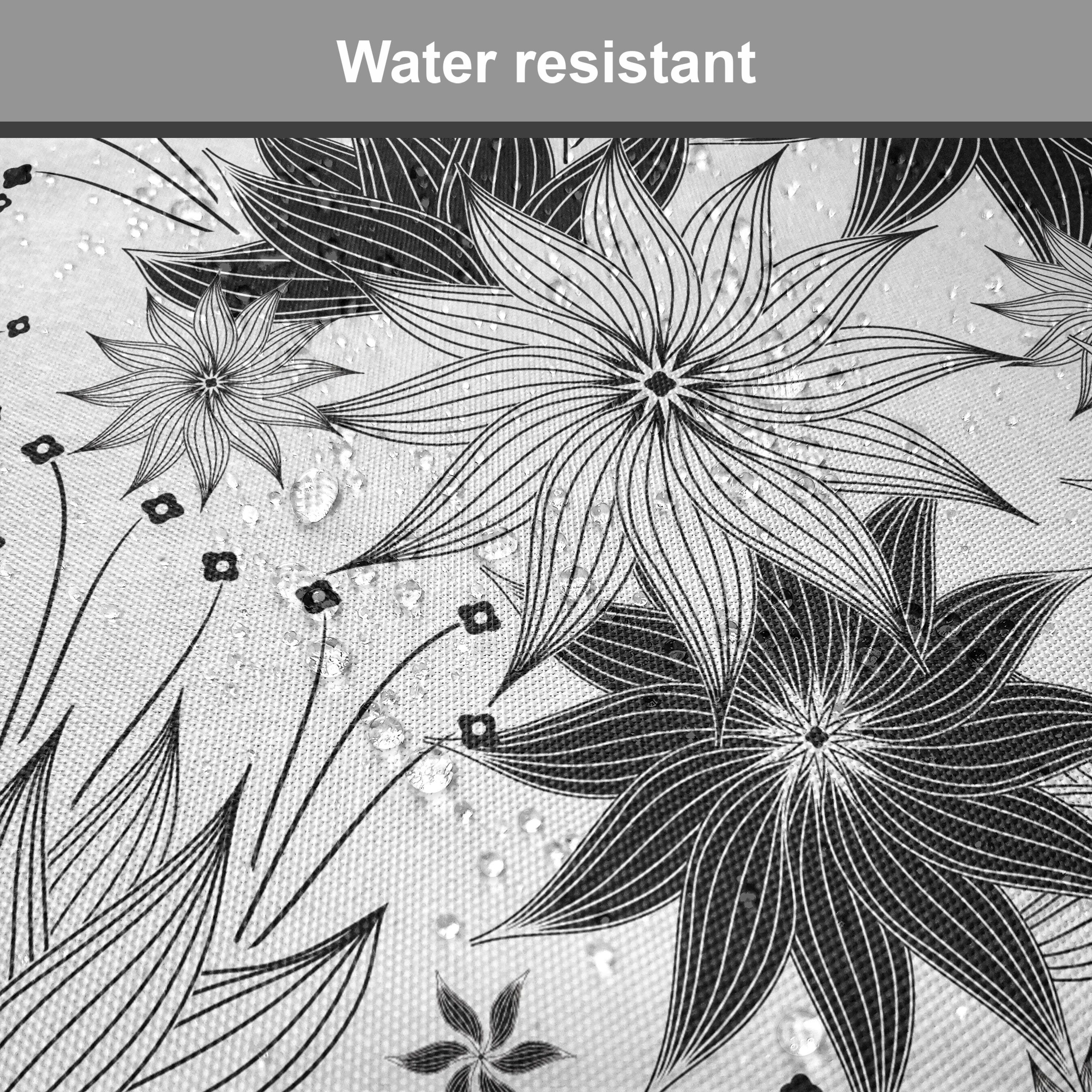 Abakuhaus Stuhlkissen Dekoratives wasserfestes Kissen mit Riemen für Küchensitze, Jahrgang Blumen-Brautblumen