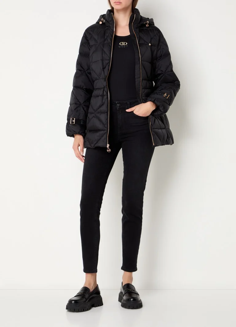 Liu Jo  Puffer jack met donsvulling en capuchon