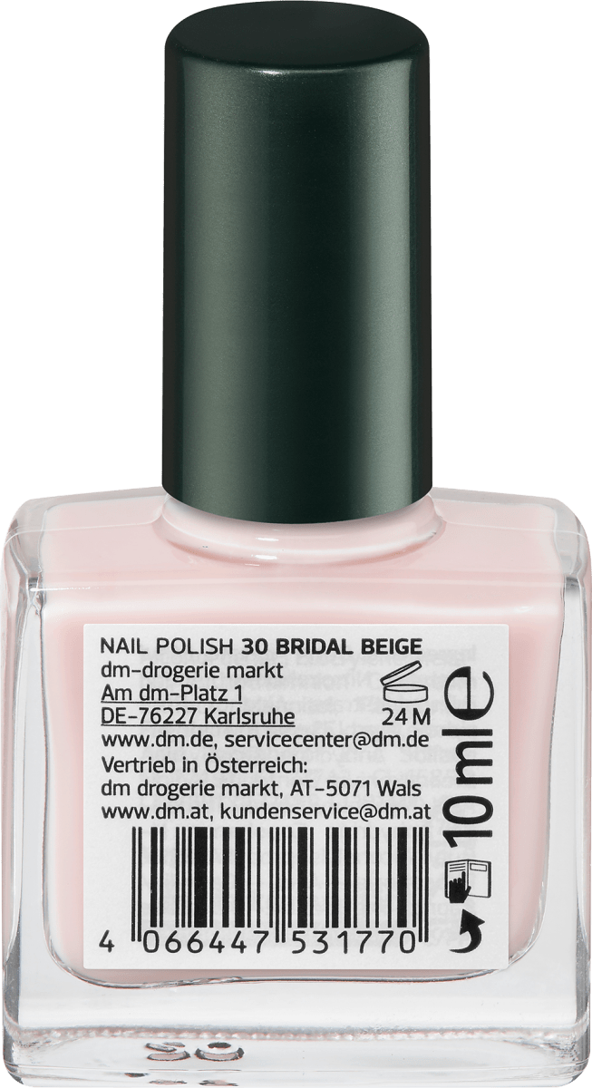 Nagellack Color & Care Nail Polish 30 Bridal Beige, 10 ml