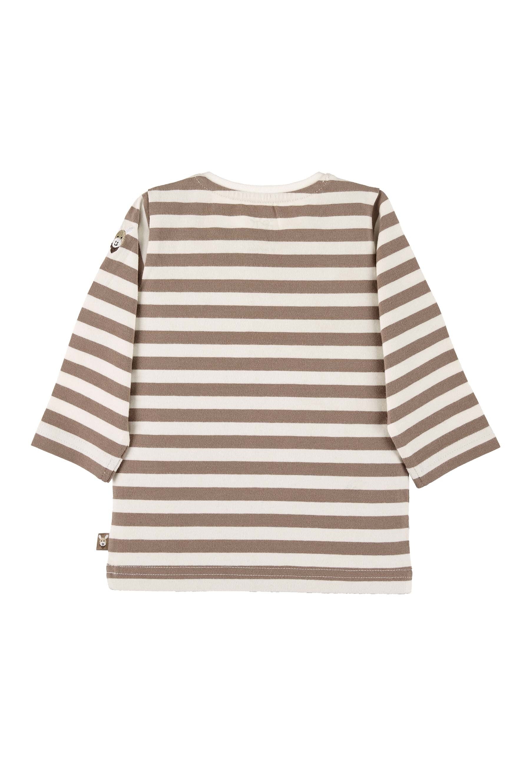 GOTS Langarm-Shirt aus Single Jersey mit Streifen