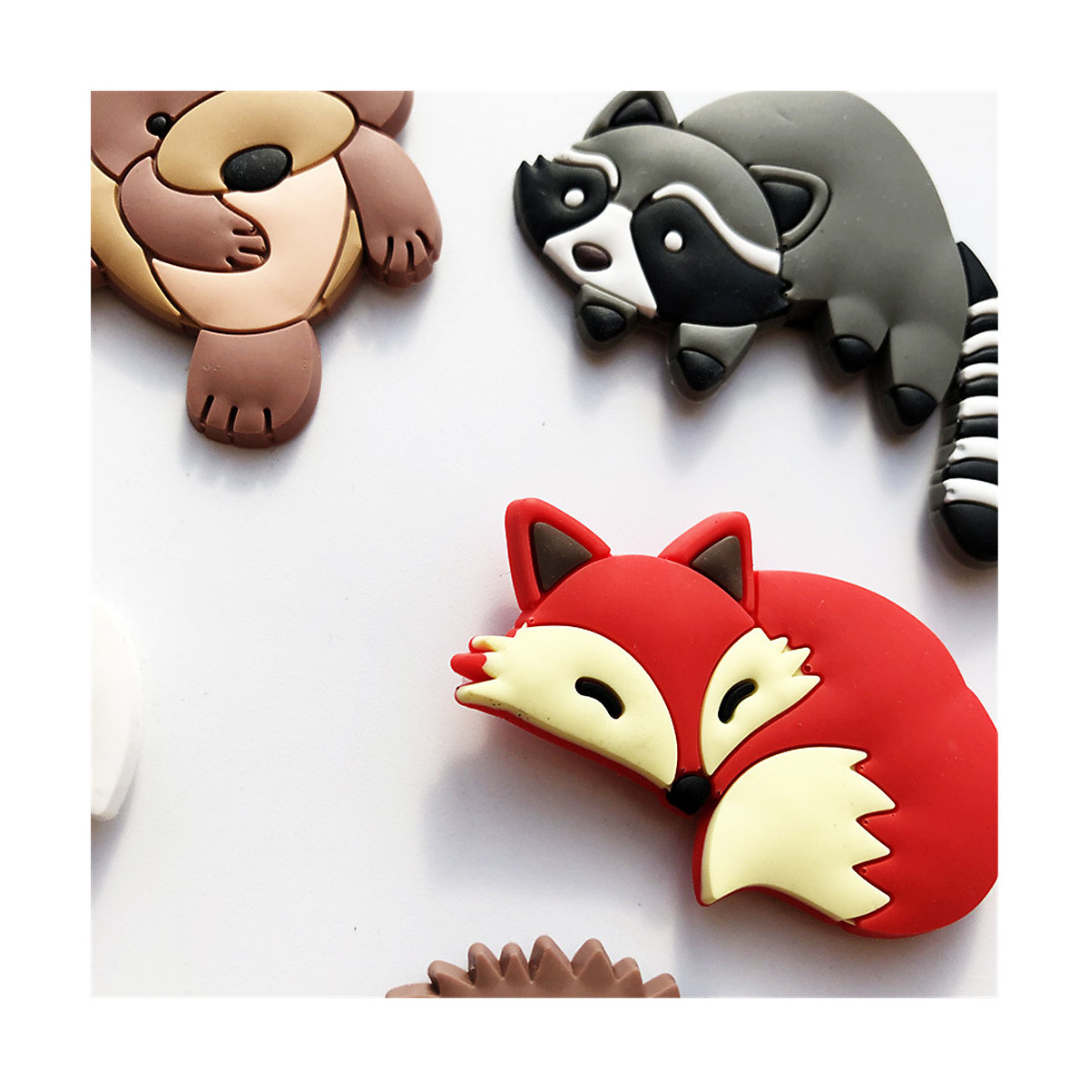 frler Kühlschrankmagnete Tier Bunt Set,10 Stück Mitgebsel für Kinder