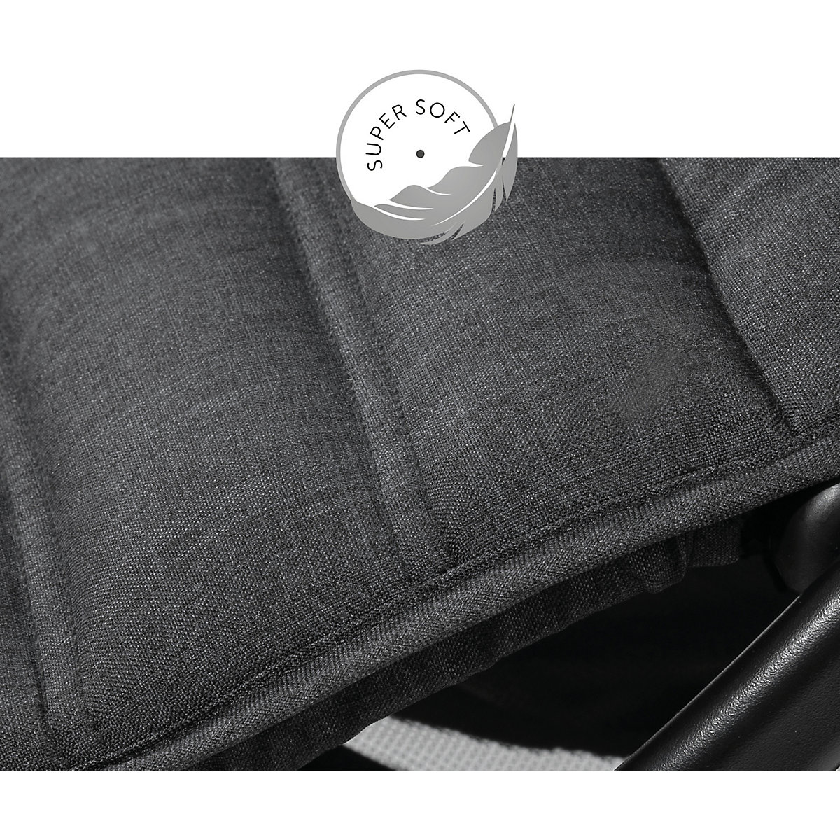 Geschwisterwagen Uptown Duo, Melange Black