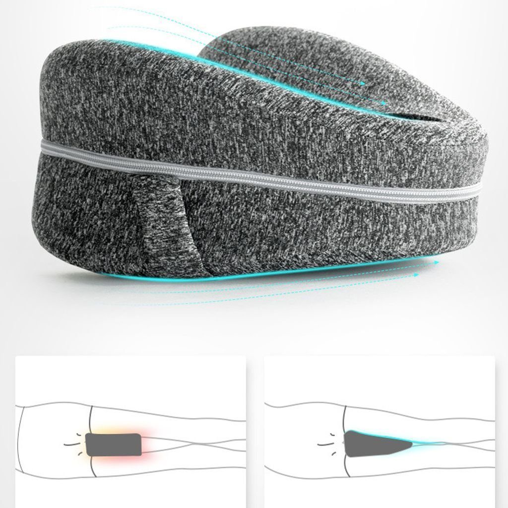 EBUY Seitenschläferkissen Beinkissen Herzform Orthopädisches Schlafkissen Kniekissen, 1-tlg.