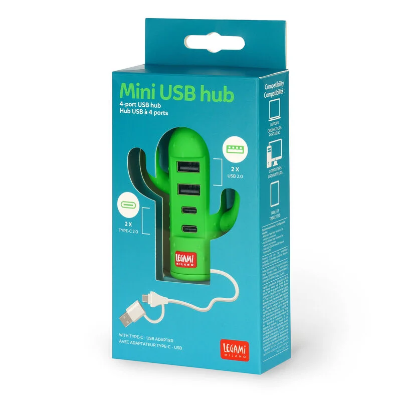 USB rozbočovač so 4 portami