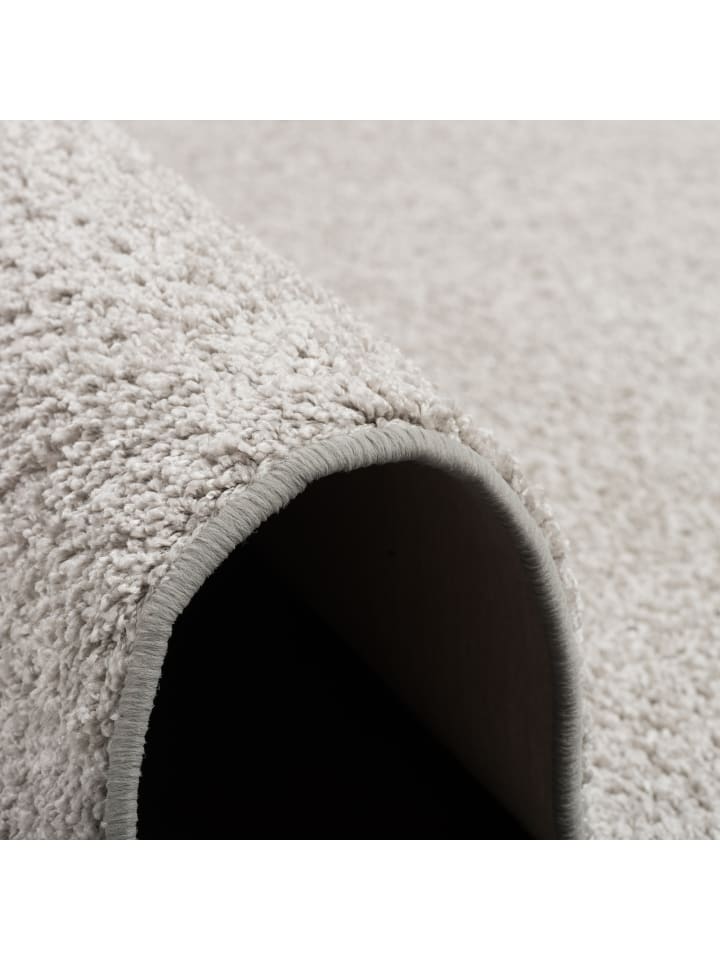 Snapstyle Hochflor Velours Teppich Läufer Mona in Silbergrau günstig kaufen