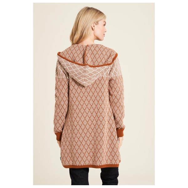 Tranquillo - Women's Jacquard Strickjacke - Mantel