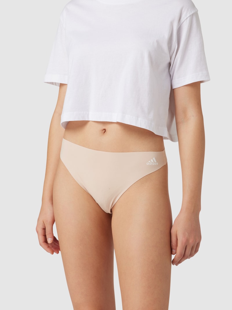 String mit Label-Print in hellrosa