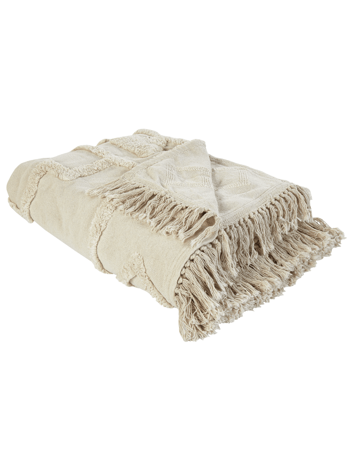 Beliani Kuscheldecke CHACK in Beige - (W) 220 x (H) 1 x (L) 240 cm günstig kaufen onesize