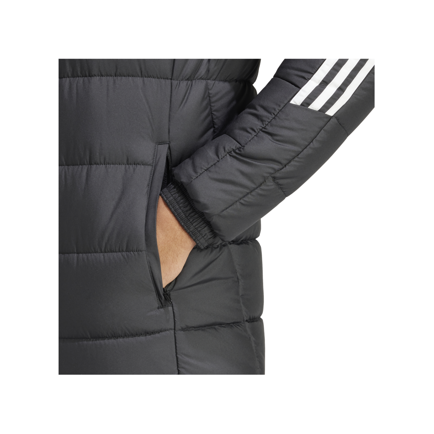 adidas Tiro 24 Long Coachjacke Schwarz Weiss Laufschuh