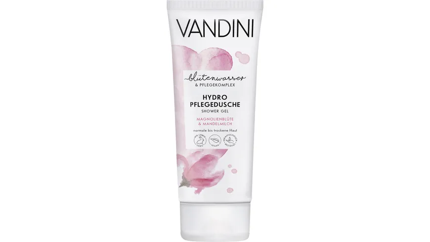 VANDINI HYDRO Pflegedusche Magnolienblüte & Mandelmilch Normale bis trockene Haut 200 ml 200 ml