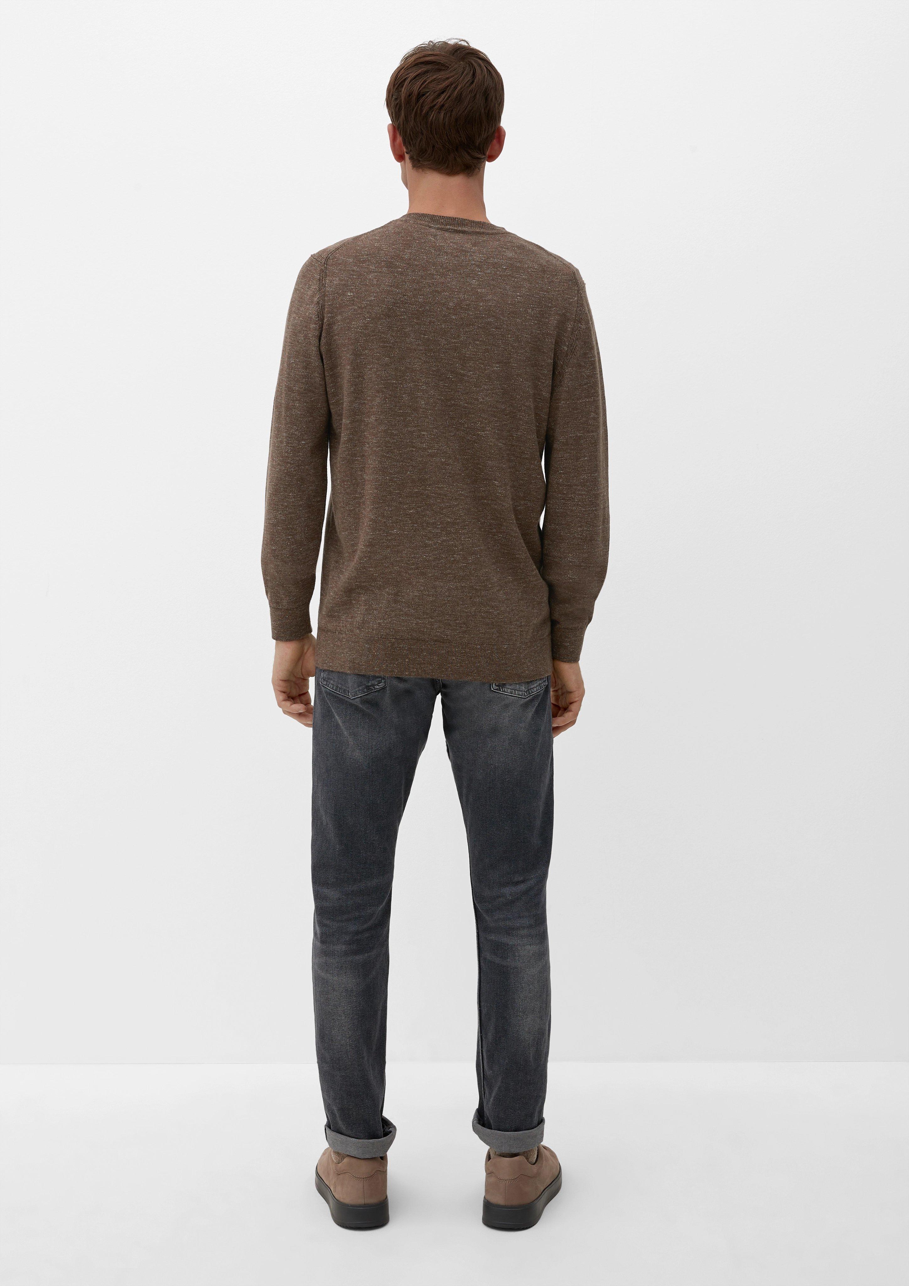 Strickpullover in melierter Optik  2124527-86W1