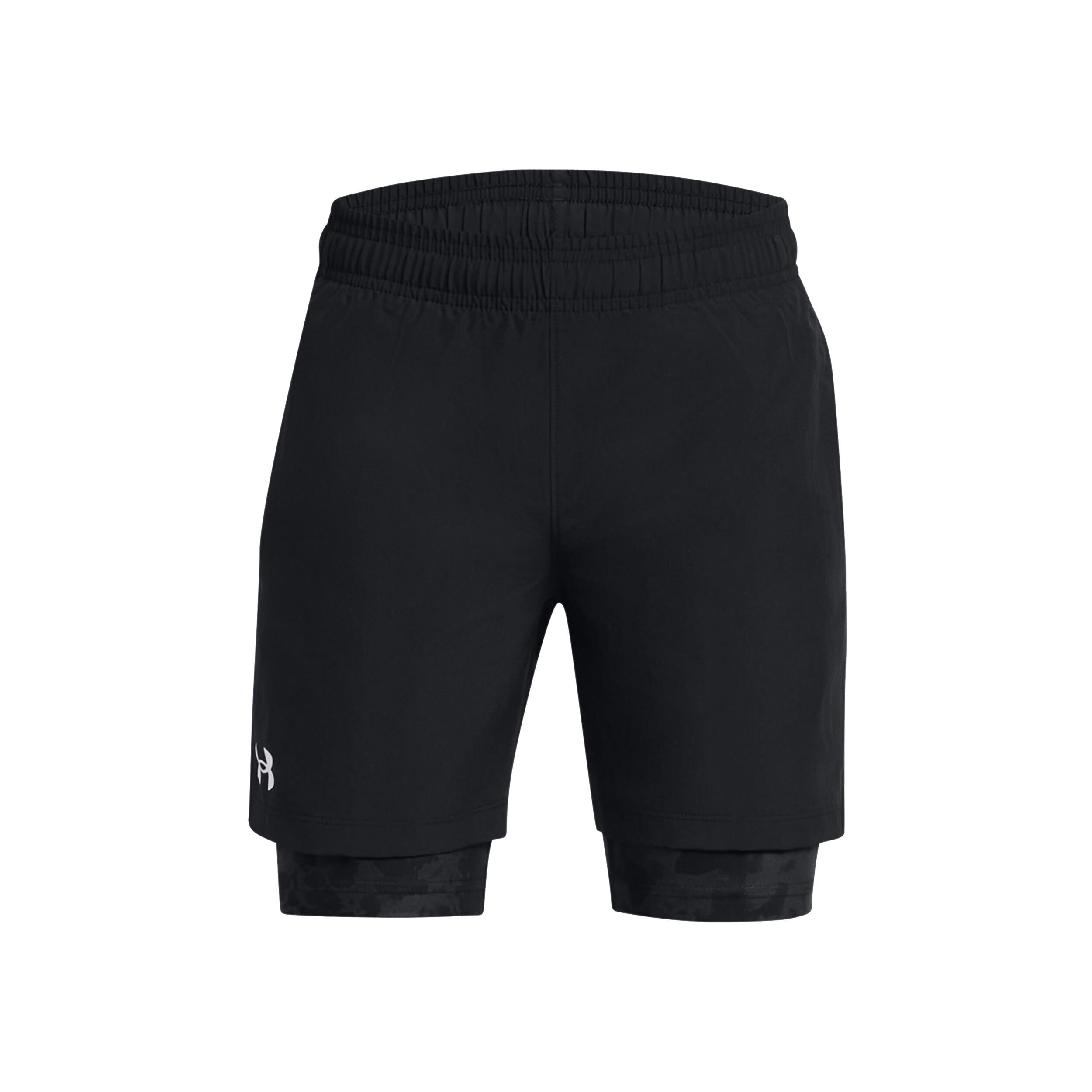 Woven 2in1 Shorts Jungen - Schwarz