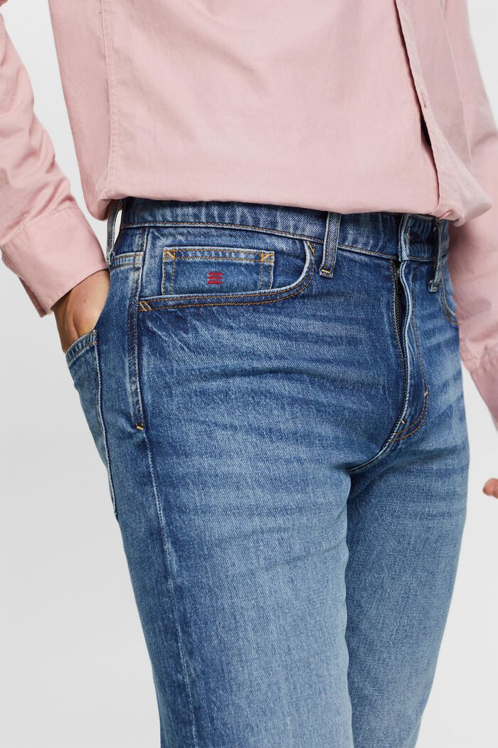 Schmale Jeans mit mittlerer Bundhöhe
