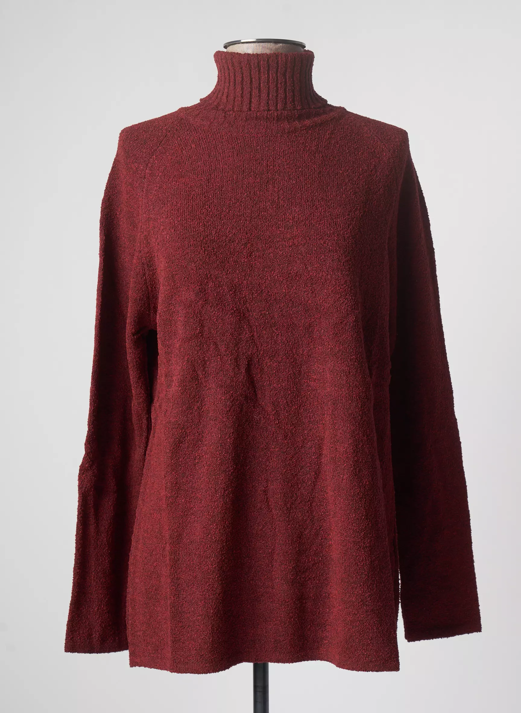 Stefan Green Cols Roules Femme couleur rouge