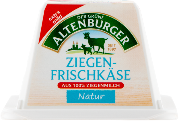 Der Grüne Altenburger Ziegen-Frischkäse natur