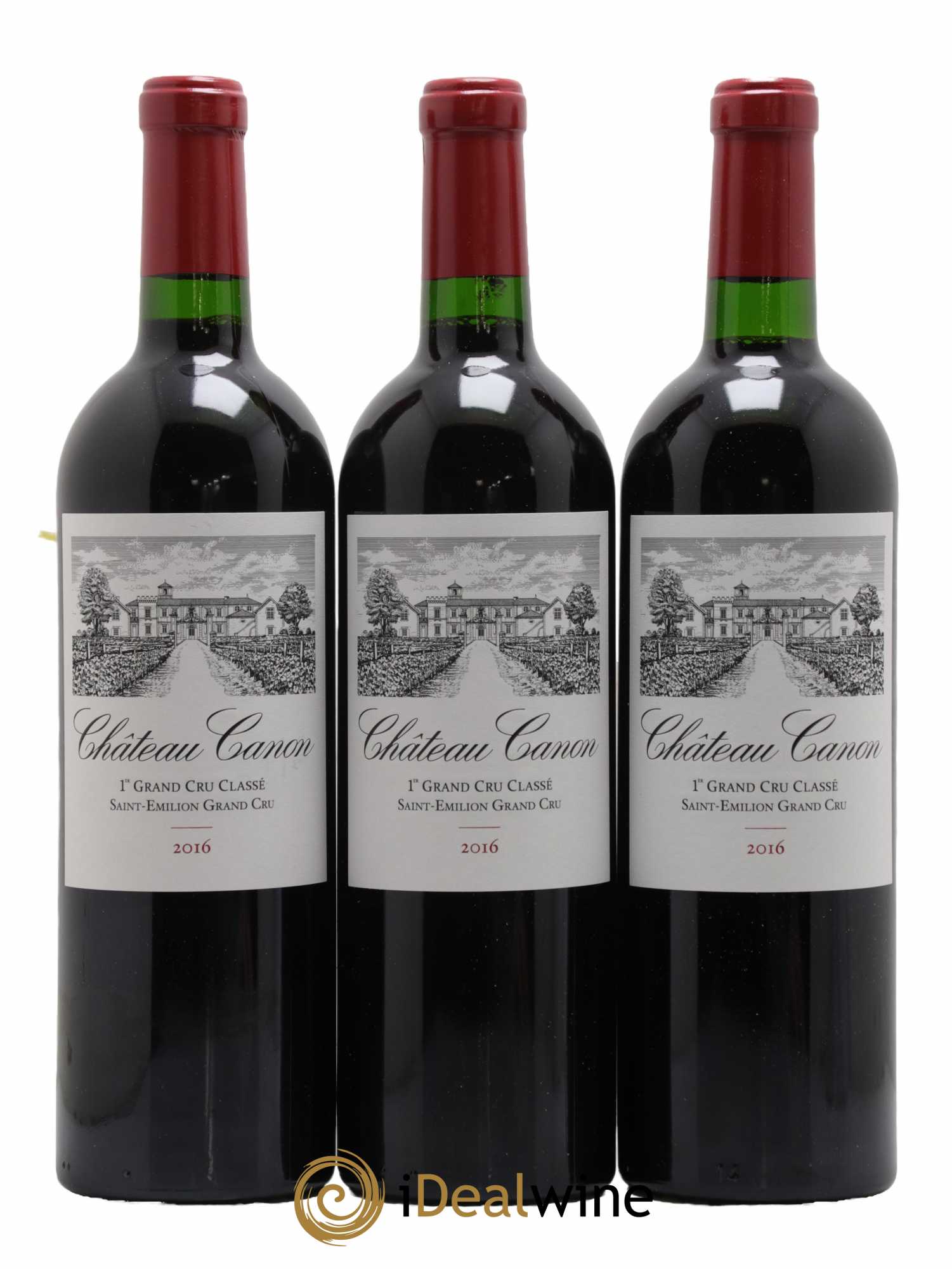 Château Canon 1er Grand Cru Classé B  2016 - Lot de 12 Bouteilles