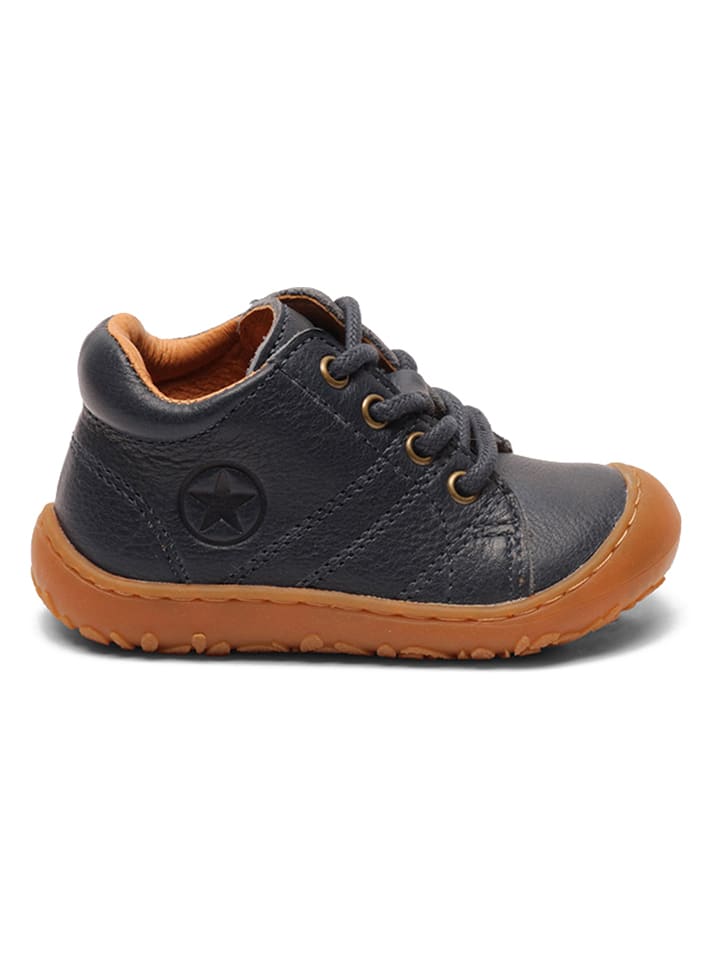bisgaard Leder-Lauflernschuhe in Dunkelblau günstig kaufen