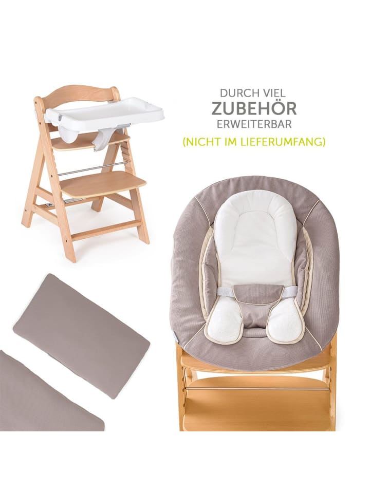 Hauck Hochstuhl Alpha Plus - Natur in braun günstig kaufen onesize