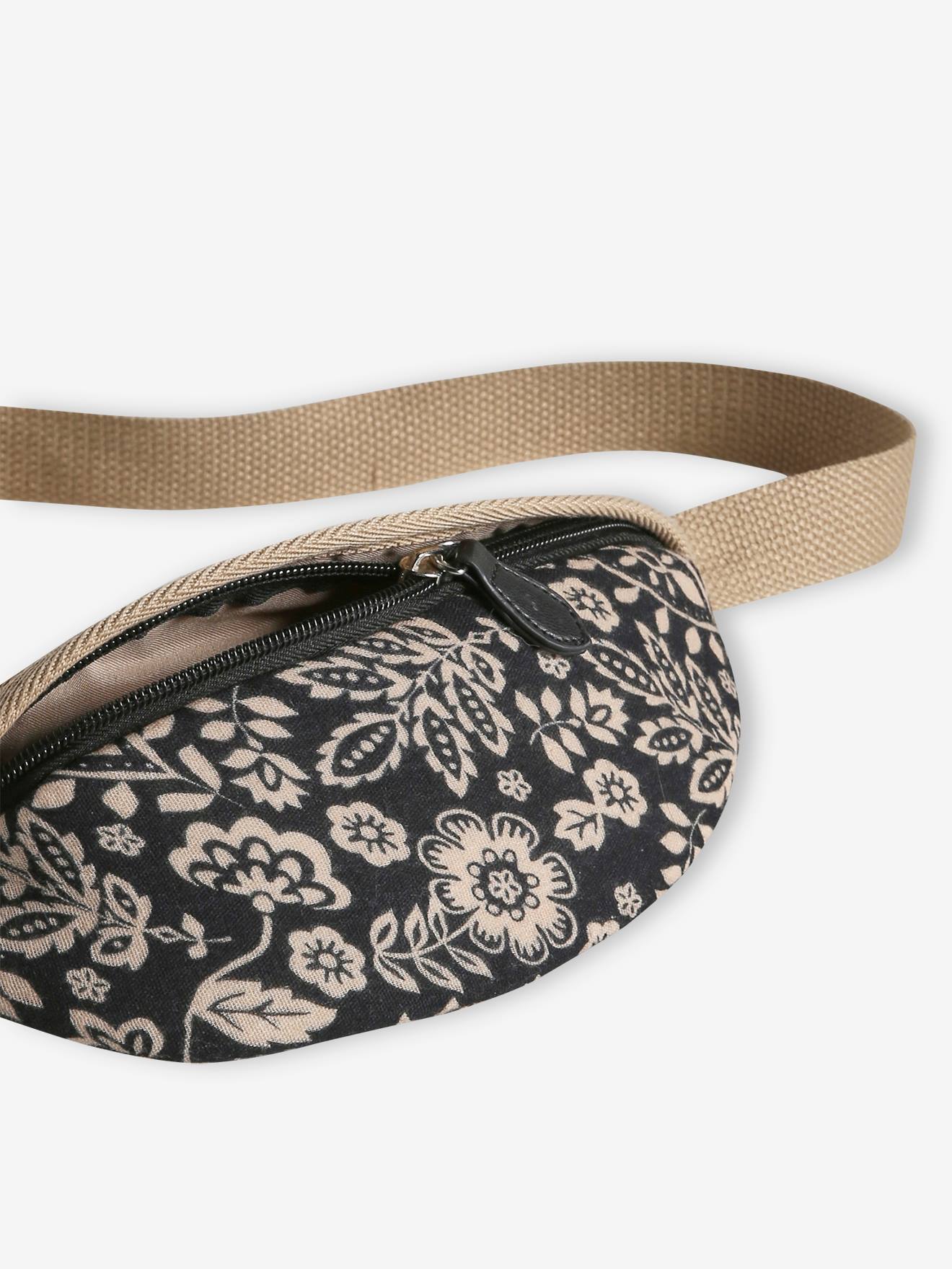 Vertbaudet Mädchen Bauchtasche aus Musselin - taupe