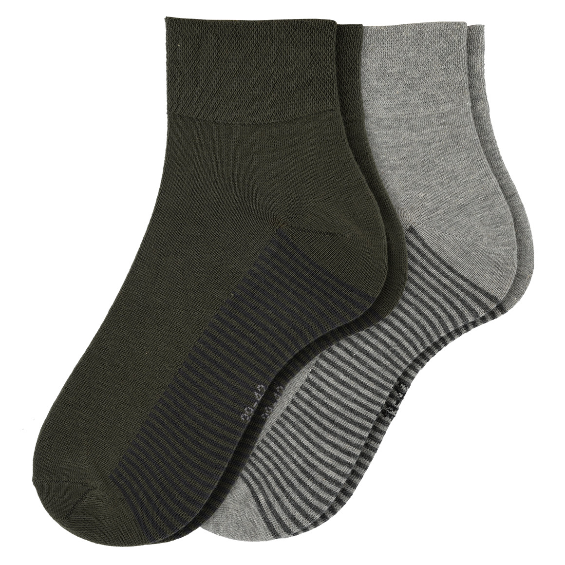 2 Paar Herren Socken mit Komfortbund