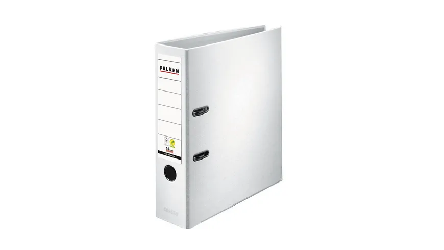 Ordner PP A4 8cm weiß