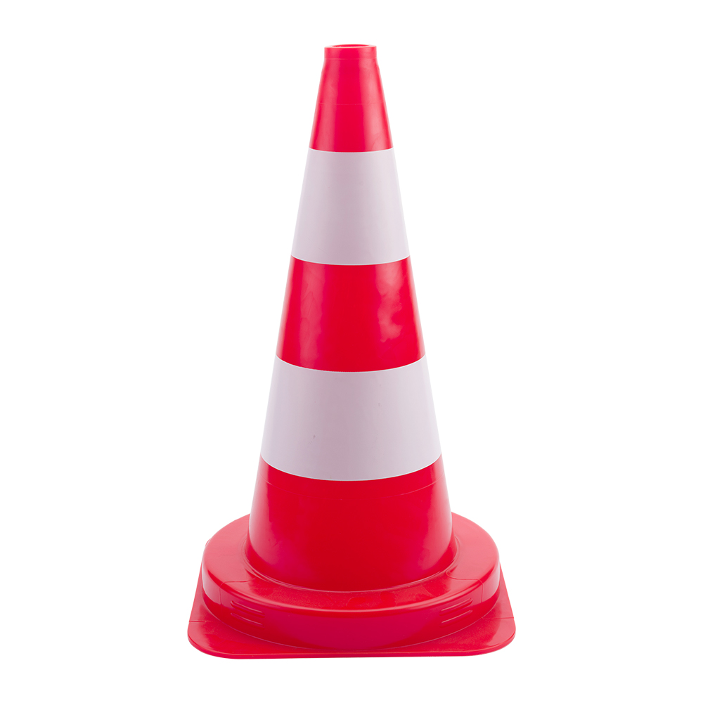 ColorLine 24.002.50 Trafikkkjegle PVC oransje/hvit - 50 cm