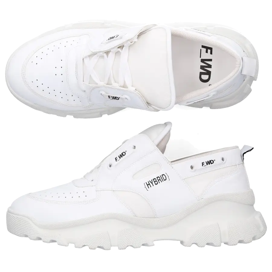 F_WD - Sneaker low UMAYLA Econappa Logo weiß - weiß