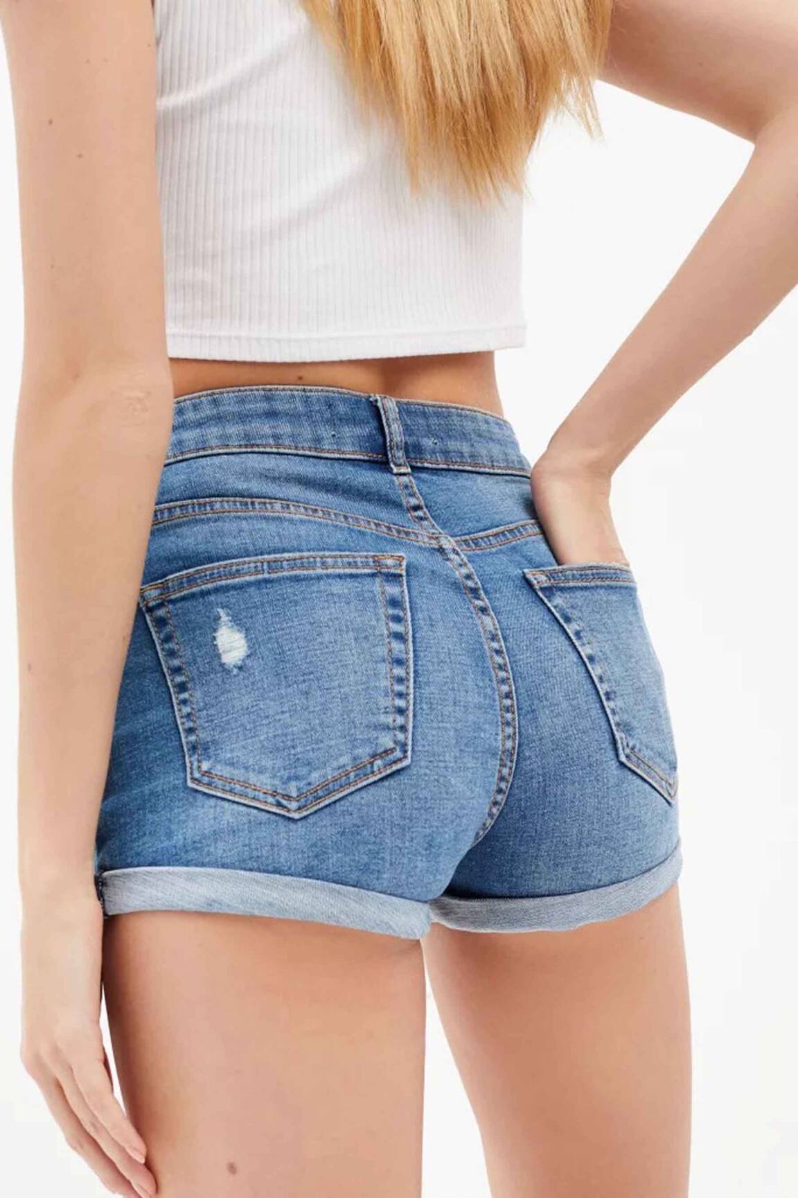 Tally Weijl Shorts 1 Femme couleur bleu