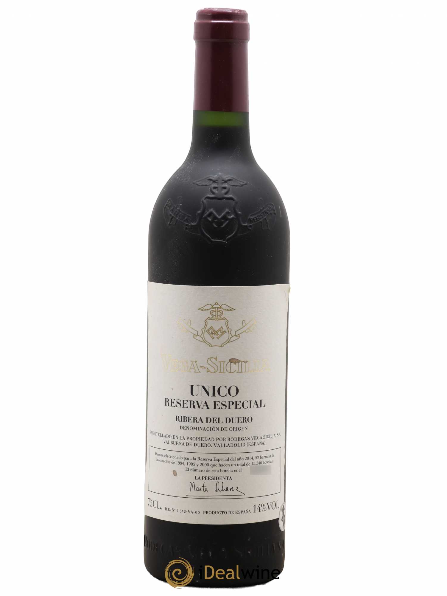 Ribera Del Duero Vega Sicilia Unico Reserva Especial Famille Alvarez   - Lot de 1 Bouteille