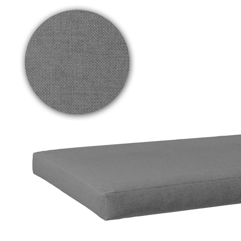 Vicco Palettenkissen Sitzkissen Palettenmöbel 120x80x15 Platte Grau