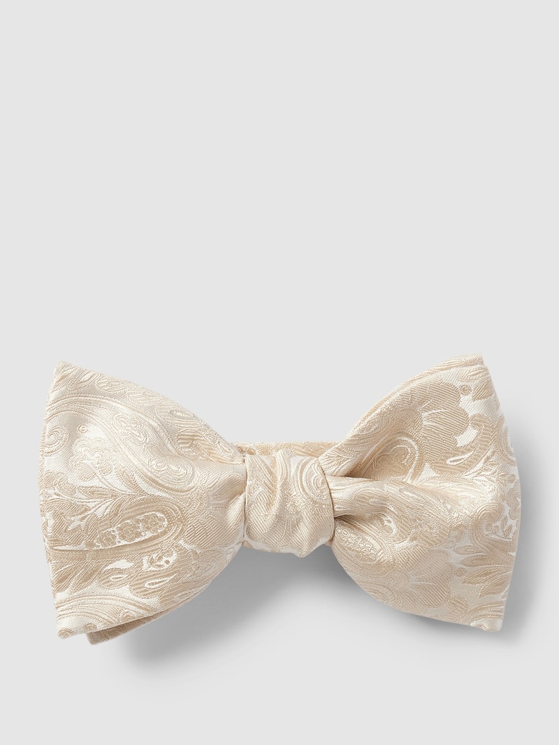 Fliege mit Allover-Muster Modell 'Paisley' in gold