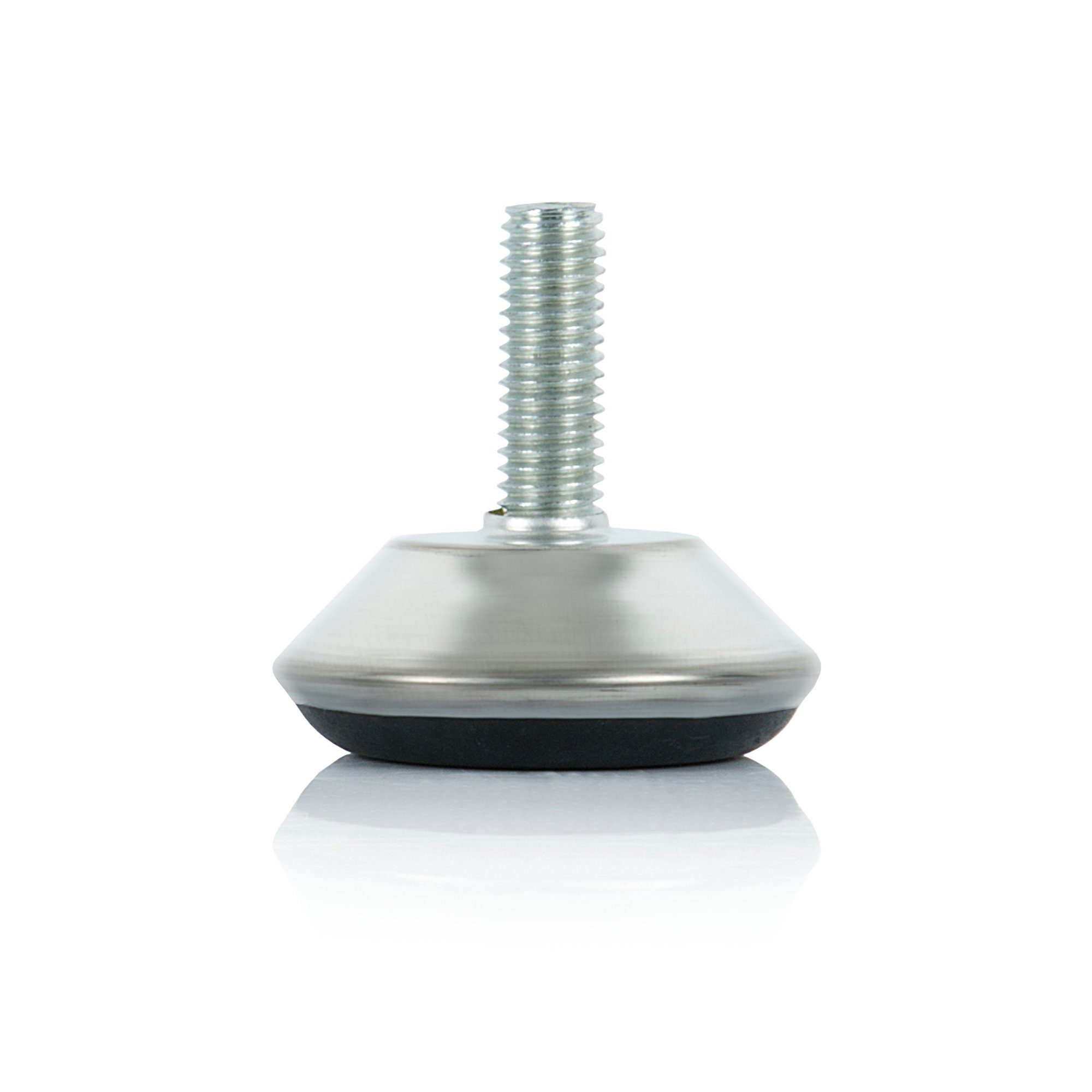 Zelsius Möbelfuß Möbelfüße Ø 40 mm (4 Stück), Gewinde Ø 8 mm, M8, Füße, Verstellbar