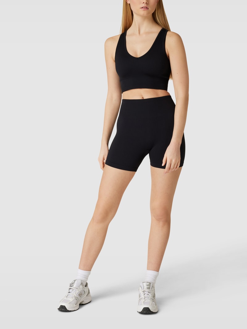 Bustier mit elastischem Bund Modell 'CHILL OUT SEAMLESS V' in schwarz