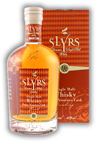 Slyrs Bavarian Single Malt Whisky Pedro Ximenez Cask Finished Slyrs Bavarian Single Malt Whisky Pedro Ximenez Cask Finished Fein und fruchtig, mit unverwechselbarem Charakter. 0,7	 Liter - Vol 46%