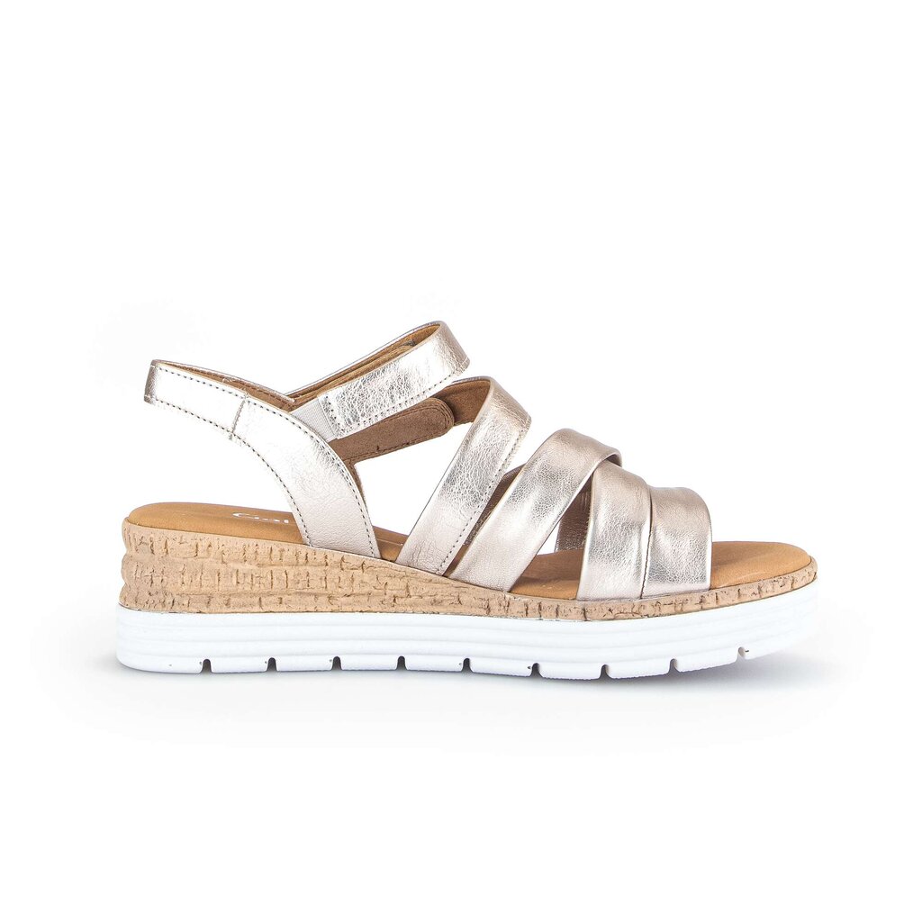 Gabor comfort Keilsandalette gold