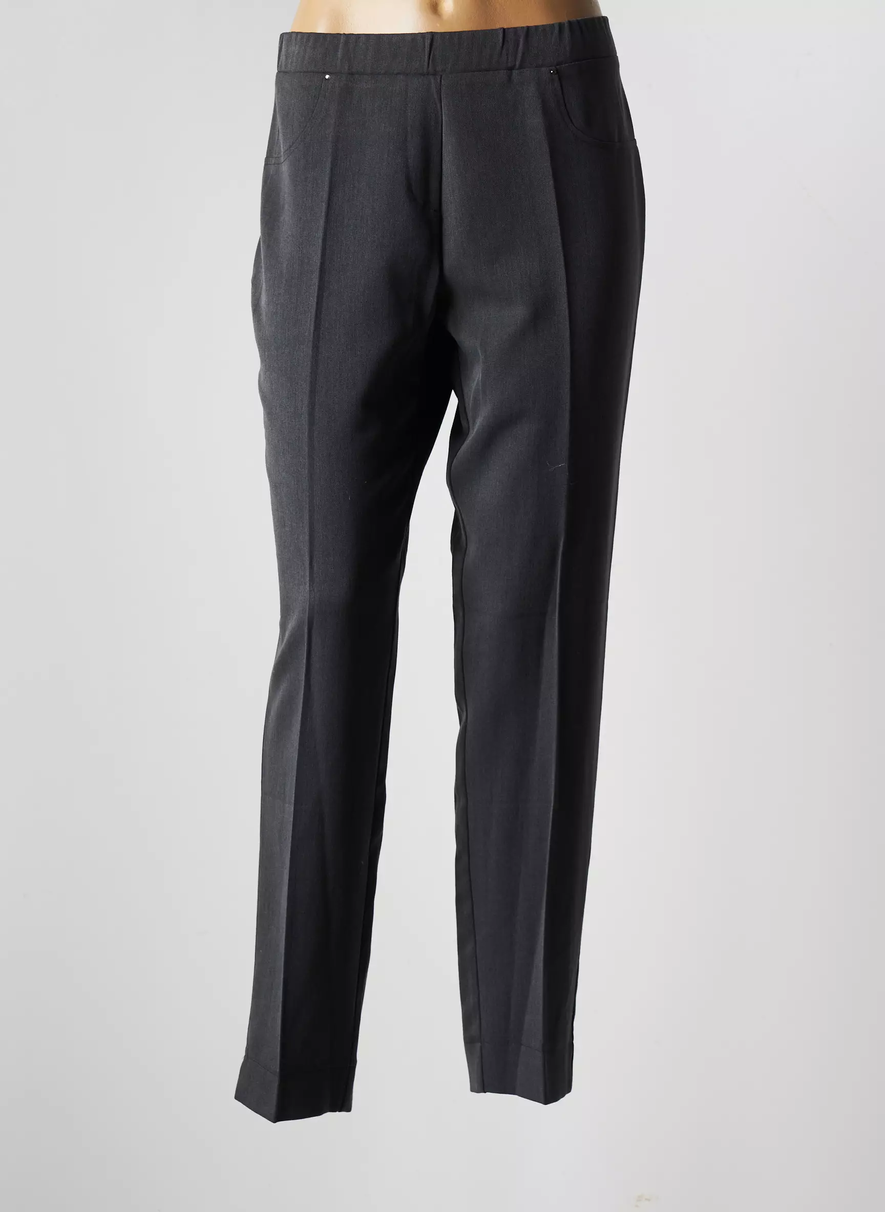 Telmail Pantalons Droits Femme couleur gris