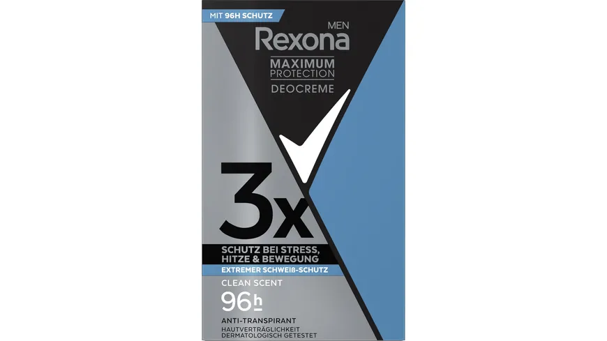 Rexona Maximum Protection Men Deo Cremestick Anti-Transpirant Clean Scent 45 ml 45 ml