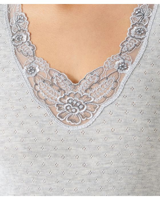Tee-shirt maille ajourée Thermolactyl