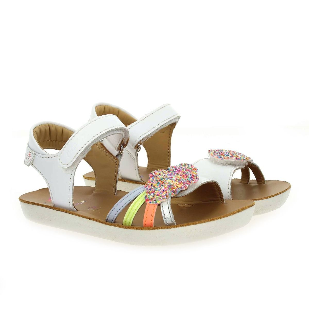 Shoopom  GOA MULTI E22 - blanc multi