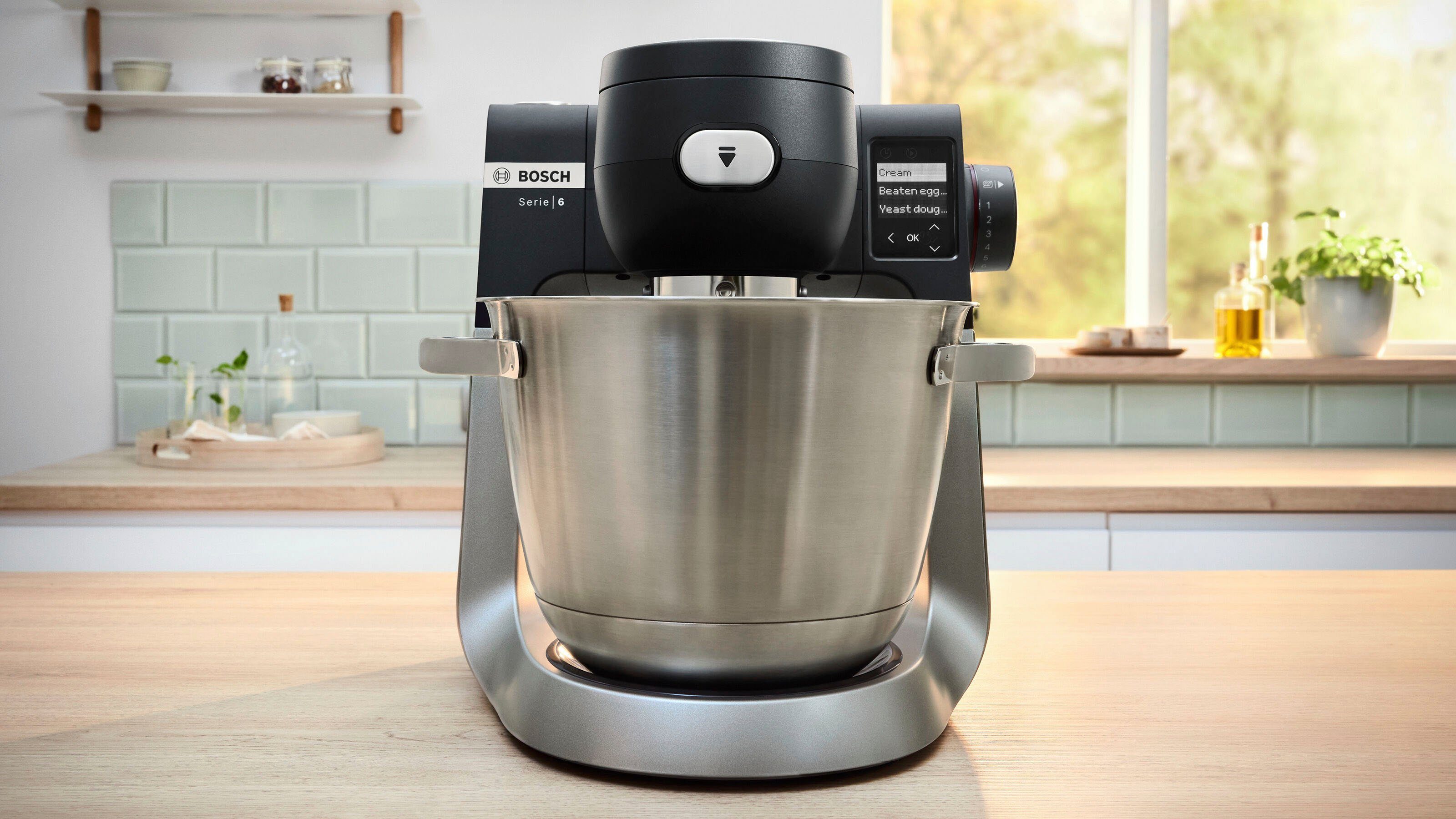 BOSCH Küchenmaschine Serie 6 MUMS6ZS13D Sensortechnologie mit 1g genauer Waage, 1600 W, 5,5 l Schüssel