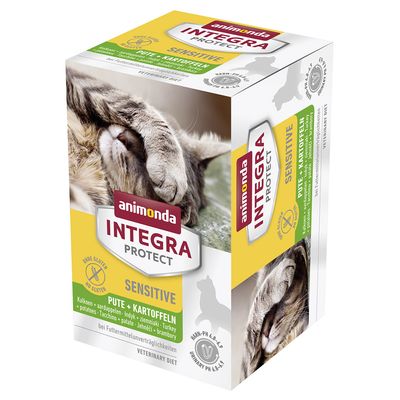Sparpaket Animonda Integra Protect Adult Sensitive 24 x 100 g Schale
