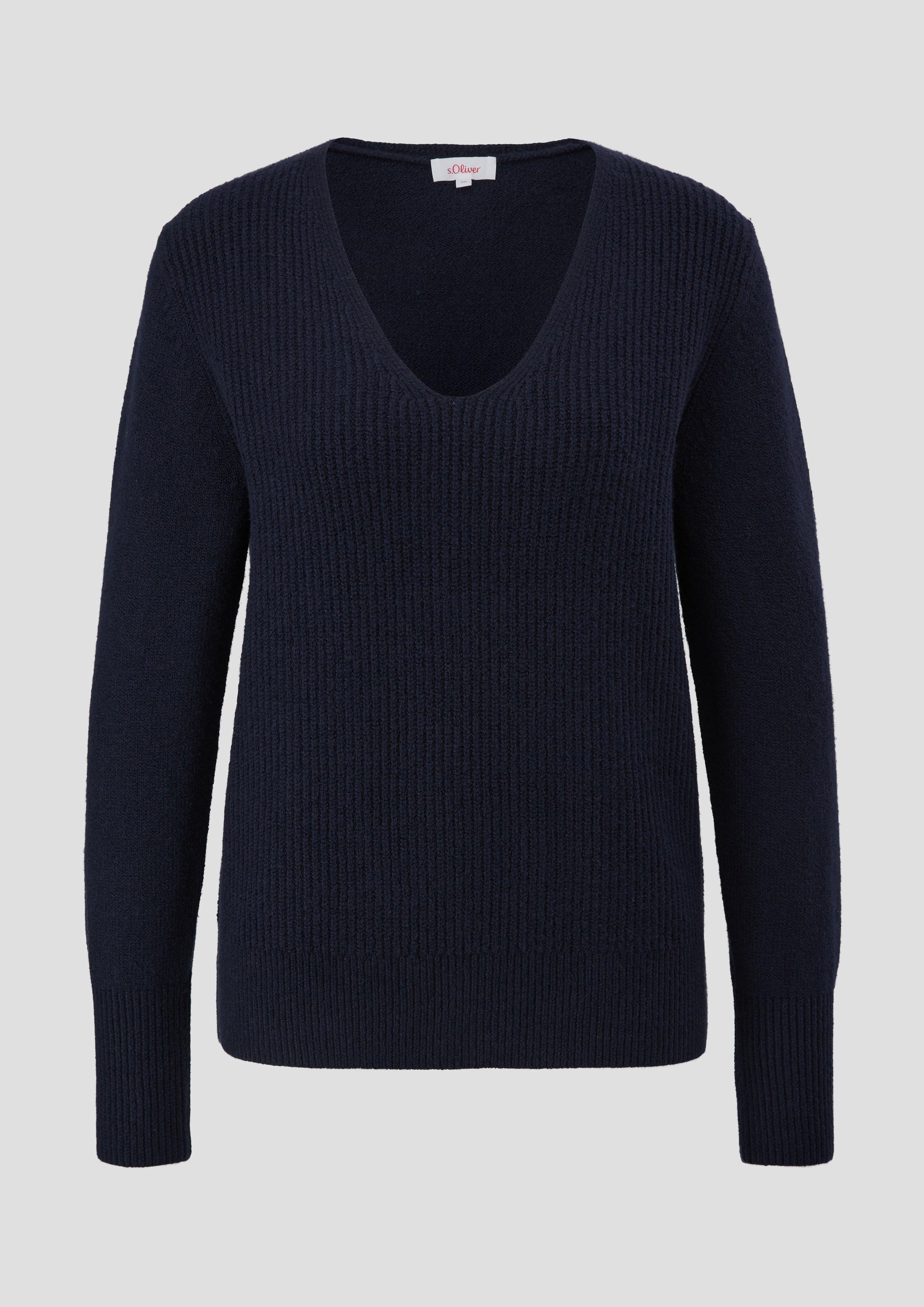 Strickpullover mit V-Ausschnitt  2134490-5959