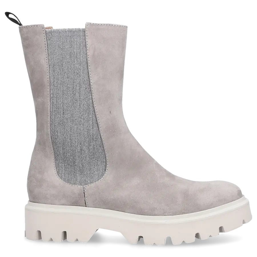 Roberto Festa - Chelsea Boots RAISA Veloursleder - grau