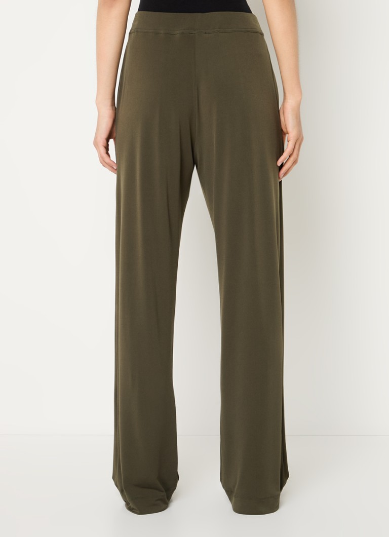 Vanilia high-waist loose-fit trousers with side pockets