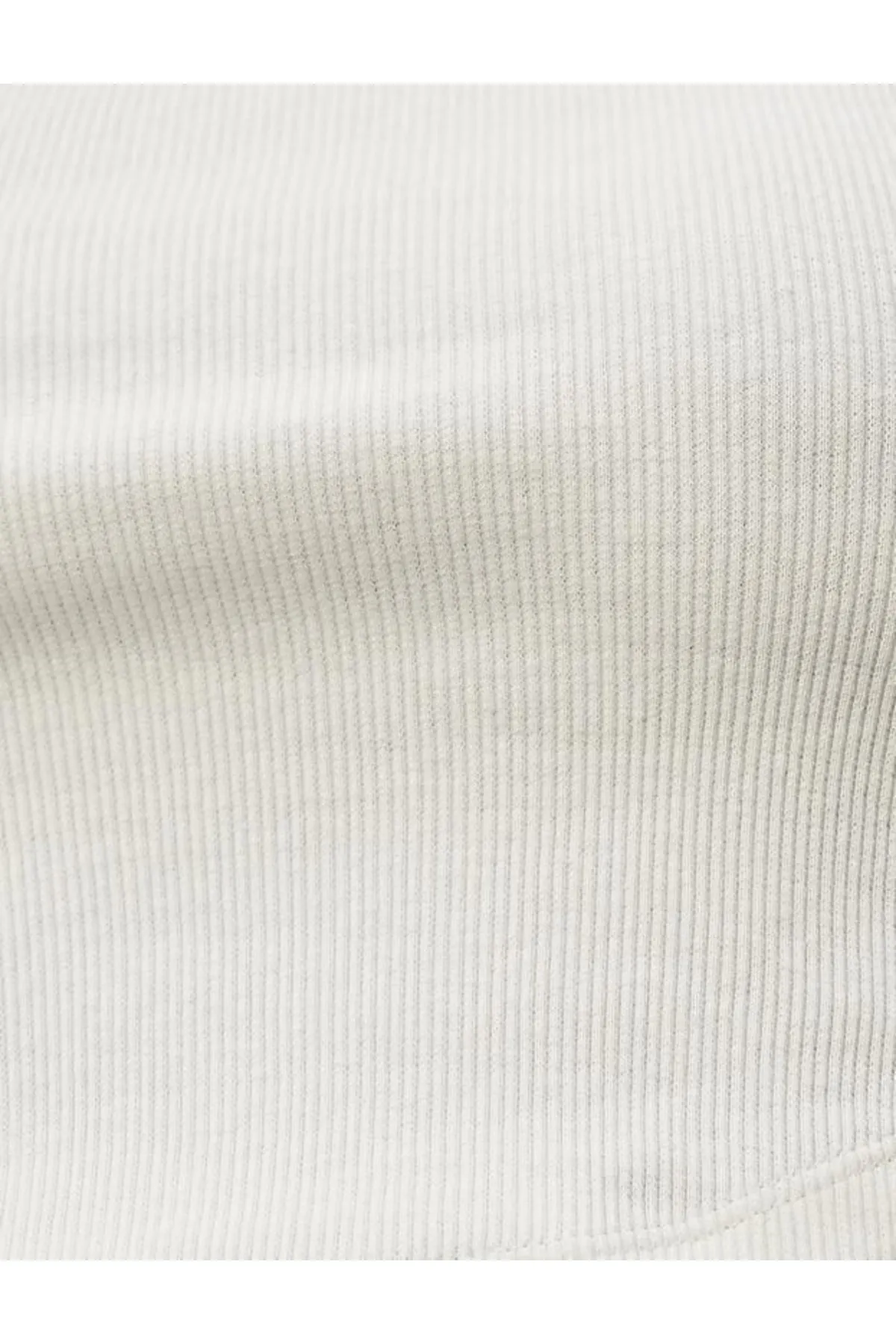 Koton  Crop Athlete Rundhalsausschnitt, gerippter, asymmetrischer Schnitt