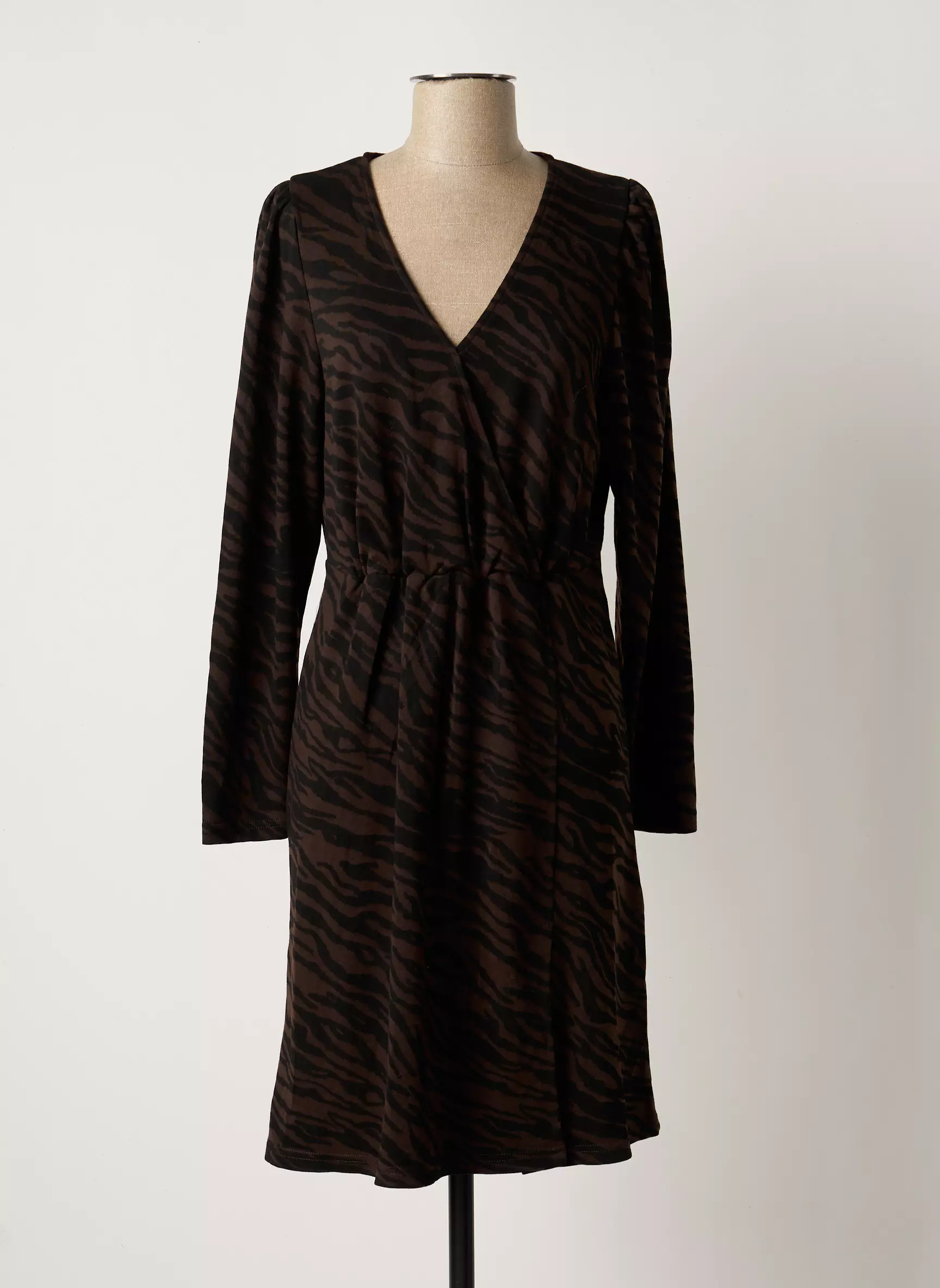 Ichi Robes Mi Longues Femme couleur noir