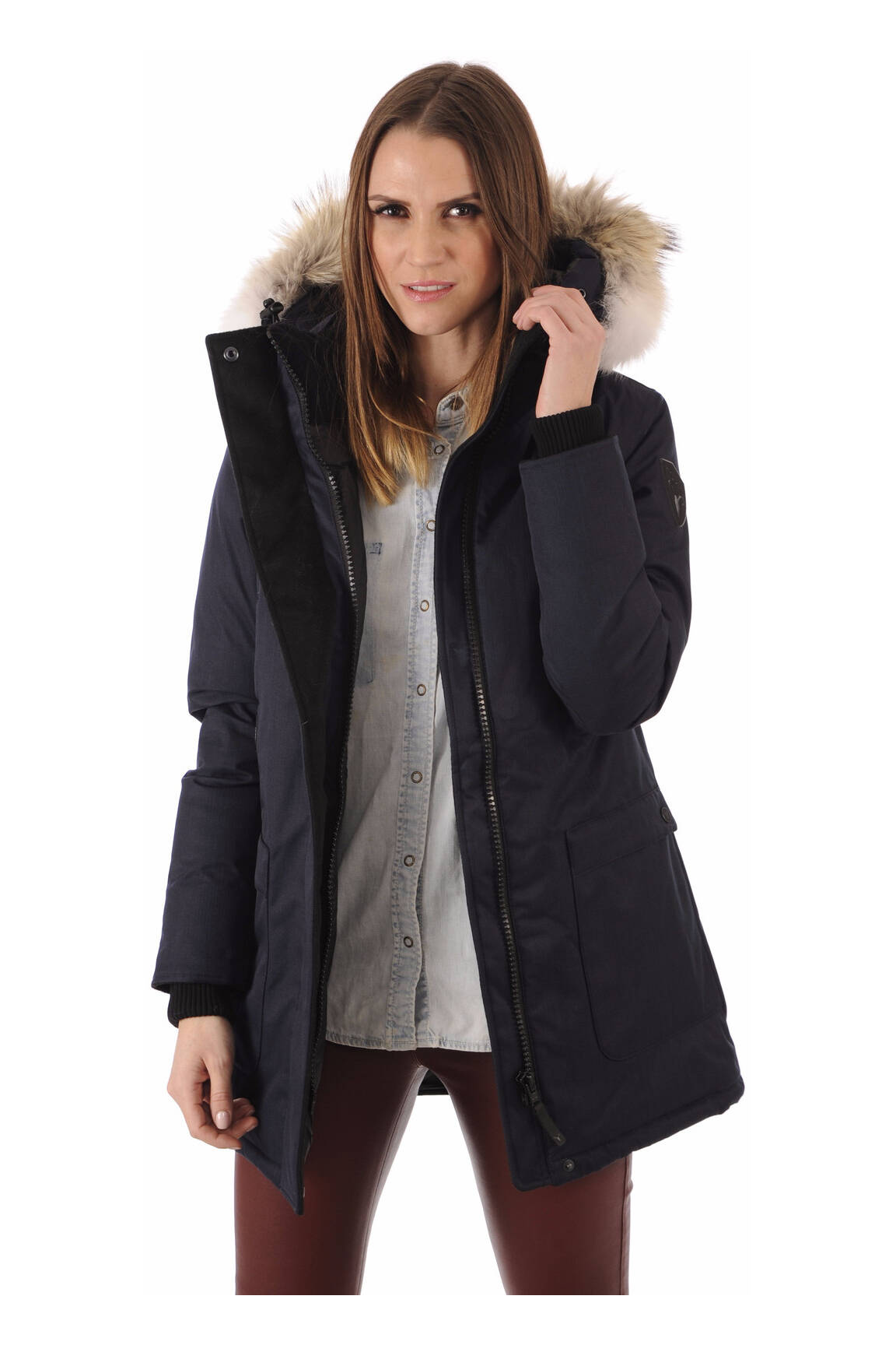 Nobis Doudounes Femme couleur bleu